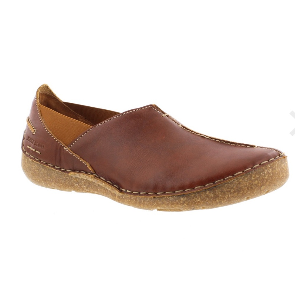 Josef Seibel Fergey 69 Tan Leather Loafers Size 41 EU (9.5 US)